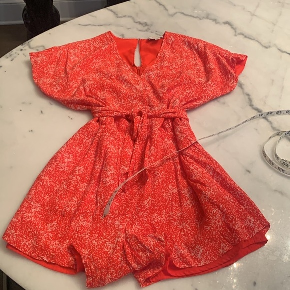 EUC Greylin Aubrey Tie Waist Romper XS - Picture 8 of 13